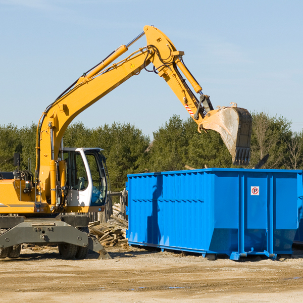 how does a residential dumpster rental service work in Dent OH